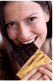 Woman with Chocolate